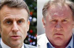 Macron broni Depardieu. „To jest polowanie”