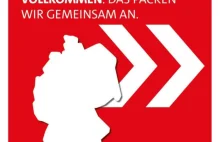 Baner SPD na dzień zjednoczenia Niemiec - jakaś aluzja wobec Polski?