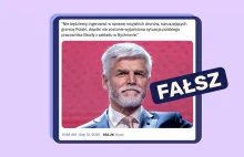 Prezydent Czech tego nie powiedział. Fałszywa wypowiedź o rosyjskich dronach