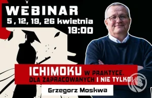 Ichimoku w praktyce. Dla zapracowanych! Grzegorz Moskwa [4x bezpłatne webinary]