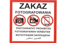 Na ponad 25 tys. obiektów w Polsce pojawi się zakaz fotografowania