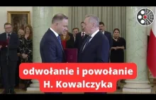Odwołanie ministra Kowalczyka i powołanie wicepremiera Kowalczyka