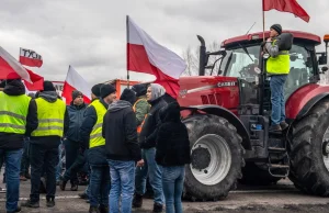 Rolnicy chcą zablokować magazyn dystrybucyjny Biedronki. Sytuacja jest napięta