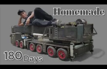Chłopek buduje samojezdny dźwig od podstaw w 180 dni