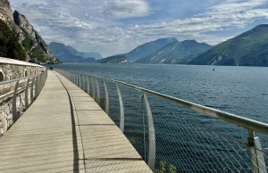 Ciclopista del Garda podwieszana, najpiękniejsza ścieżka rowerowa
