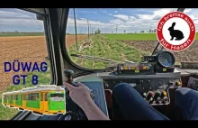 Przejażdżka w kabinie zabytkowego tramwaju polami wokół Hanoveru | DÜWAG GT 8