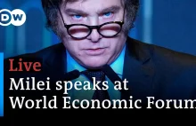 Javier Milei ciśnie po zachodnich socjalistach w Davos