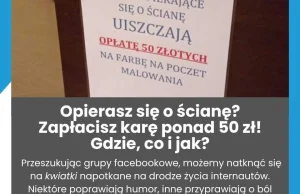 Dotkniesz ściany? To zapłacisz! Absurdalna kartka w przychodni NFZ