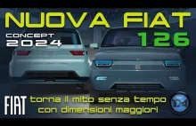 FIAT 126 - projektant na youtube odświeżył kultowy samochód