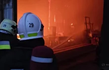 Lwów: Polska fabryka w ogniu. Straty szacowane w milionach złotych