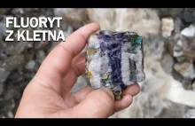 Fluoryt z Kletna znajdziemy na hałdzie przy Kopalni Uranu. Deszczowa pog...