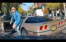 Krzysztof Jarzyna ze Szczecina w Corvette atakuje kamerkowicza