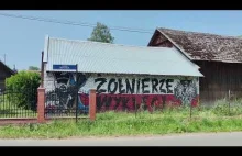 Patriotyczne graffiti . Narodowy Dzień Pamięci Żołnierzy Wyklętych