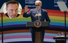 Elon Musk wali w LGBT! i miażdży Bidena