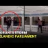 Migranci szturmują Islandzki parlament domagając się mieszkań.