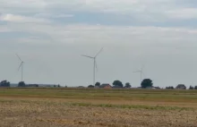 2 km od wsi zostanie postawiona farma 24-ech 250-metrowych wiatraków
