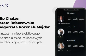Chajzer, Doda i Rozenek-Majdan z zarzutami UOKiK - Wrocławski Portal