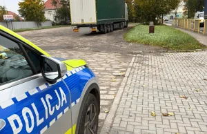 Pijany kierowca ciężarówki. Pojazdem kierował 54-letni obywatel Ukrainy.