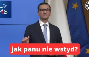 Morawiecki do TVN. Jak panu nie wstyd?