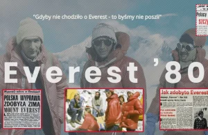 44 lata temu Cichy i Wielicki jako pierwsi ludzie stanęli zimą na Mount Everest