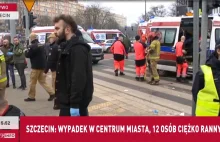 Szczecin: Wjechał w 12 osób na przejściu dla pieszych i uciekł.