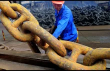 Jak wygląda produkcja gigantycznych łańcuchów kotwicznych?