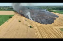 Kontrolowane wyhamowywanie pożaru pola w USA