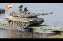 Wideo z ćwiczeń Dragon-24 w Polsce. Przeprawa przez rzekę.