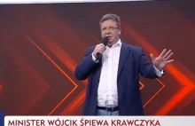 Minister Michał Wójcik w programie TVP. Niespodziewanie zaczął śpiewać