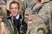 Bundeswehra w ogniu krytyki. Ławrow ostrzega przed niebezpieczeństwem