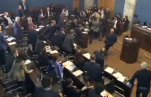 Gruzja. W parlamencie doszło do rękoczynów. Pobili się posłowie
