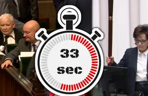 Marszałek Witek rozpoczęła posiedzenie Sejmu dopiero wtedy, gdy Kaczyński usiadł