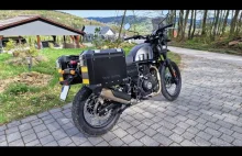 Montowanie kufrów do Royal Enfield Himalayan 411