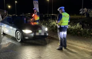 Nielegalne wyścigi w Warszawie. Weekendowa akcja policji, ponad 300 mandatów