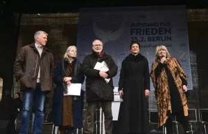 Lewicowych i prawicowych "przyjaciół pokoju" w Niemczech łączy antyamerykanizm