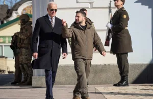 Joe Biden w Kijowie. "Putin dostał w mordę"