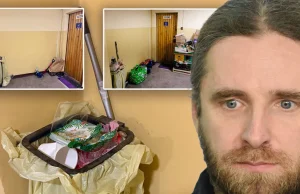 Dobromir Sośnierz znów trzyma śmieci na korytarzu