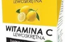 Witamina C LEWOSKRĘTNA? Tylko kwas L- i D-askorbinowy