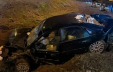 Pijany nastolatek z Ukrainy z sądowym zakazem prowadzenia spowodował wypadek