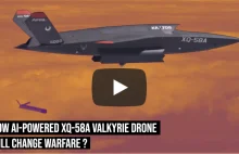 Dron wojska USA sterowany sztuczną inteligencją wykonuje misje