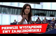 POTĘŻNE WYSTĄPIENIE EWY ZAJĄCZKOWSKIEJ W EUROPARLAMENCIE! PADŁY MOCNE SŁOWA W ST