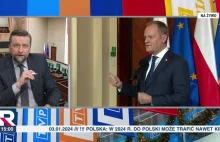 Transmisja konferencji Tuska na TV Republika