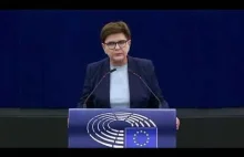 Beata Szydło w PE: Bezpieczeństwo Europy!