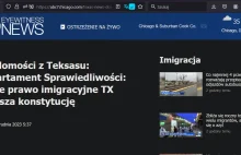 Nowe prawo imigracyjne Teksasu narusza konstytucję