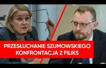 Przesłuchanie Szumowskiego. Pierwsze starcie z Filiks na komisji śledczej