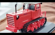 DT-75 model radzieckiego traktora gąsienicowego
