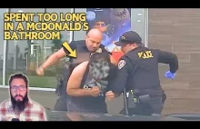 Aresztowany za zbyt długie przebywanie w toalecie McDonald's
