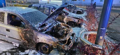 Polacy odpowiadają na atak sprzed dwóch dni Gruzinów - płoną samochody