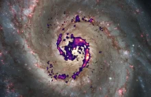 Badania po raz pierwszy wskazują miejsca narodzin gwiazd w galaktyce Wir