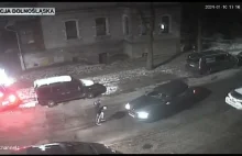Kierowca BMW przerysował auto i próbował przejechać pokrzywdzonego